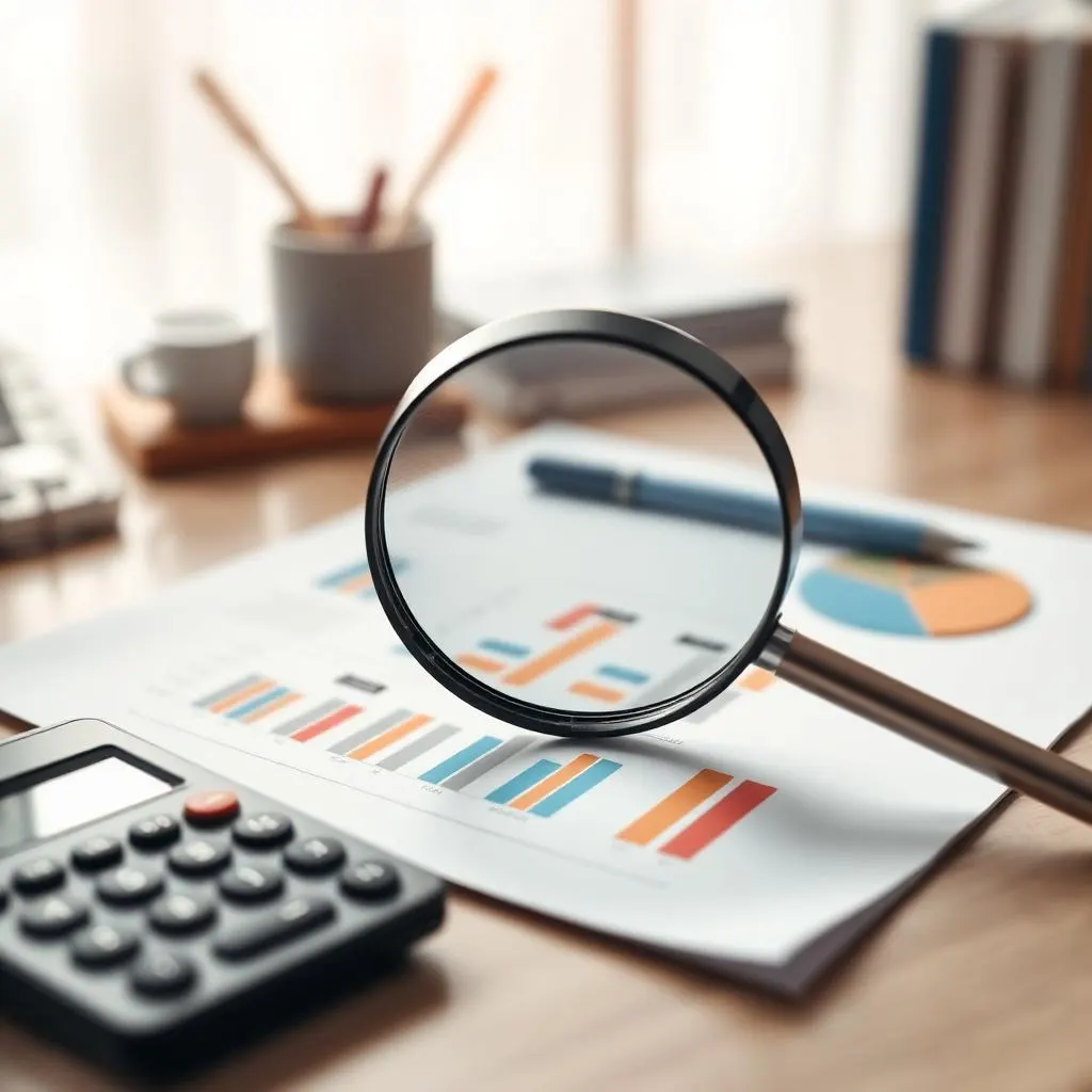 Loupe sur un business plan avant vérification