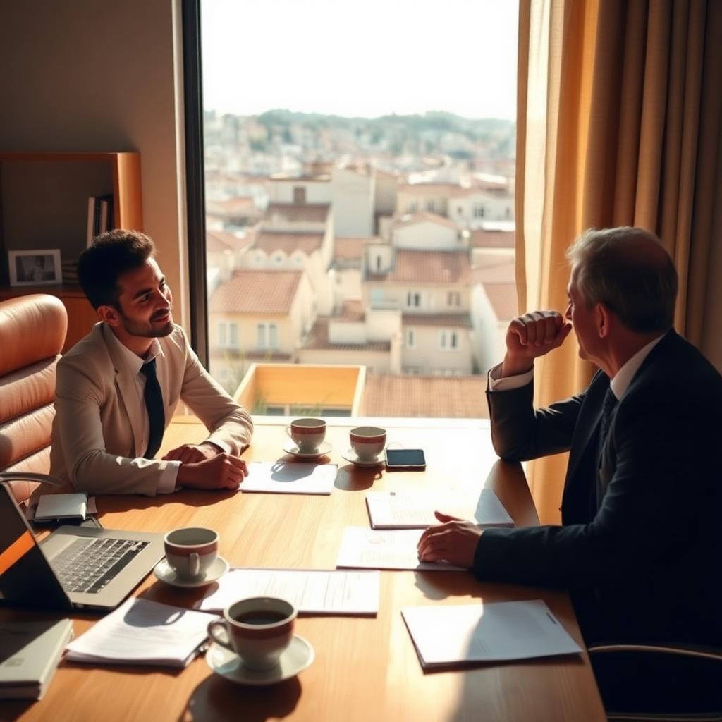 Rendez-vous physique entre un dirigeant et son comptable