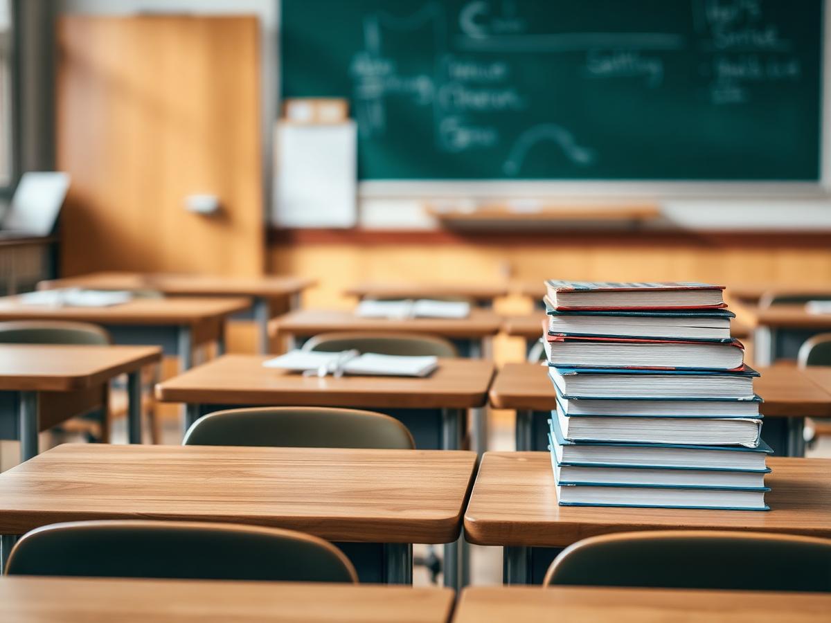 Salle de classe d’un établissement éducatif