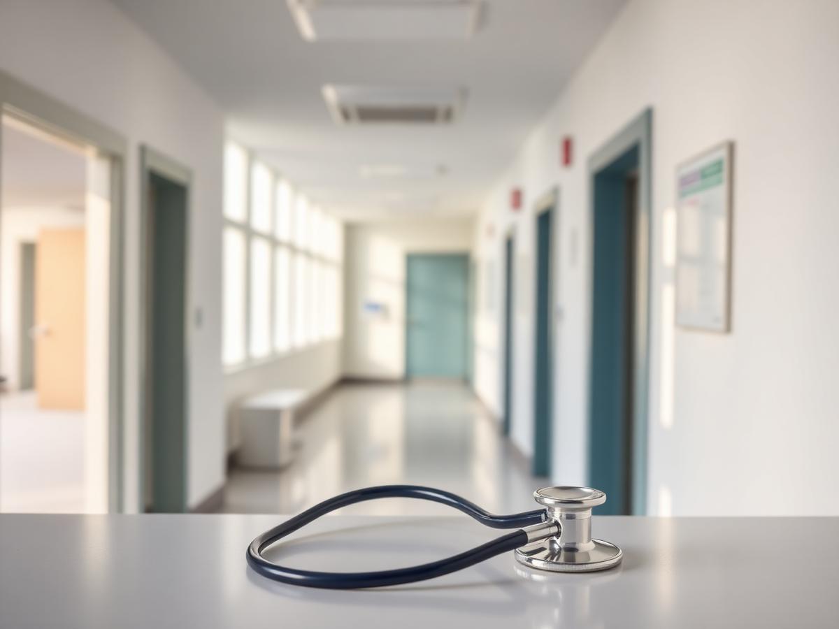 Couloir de clinique médicale professionnelle