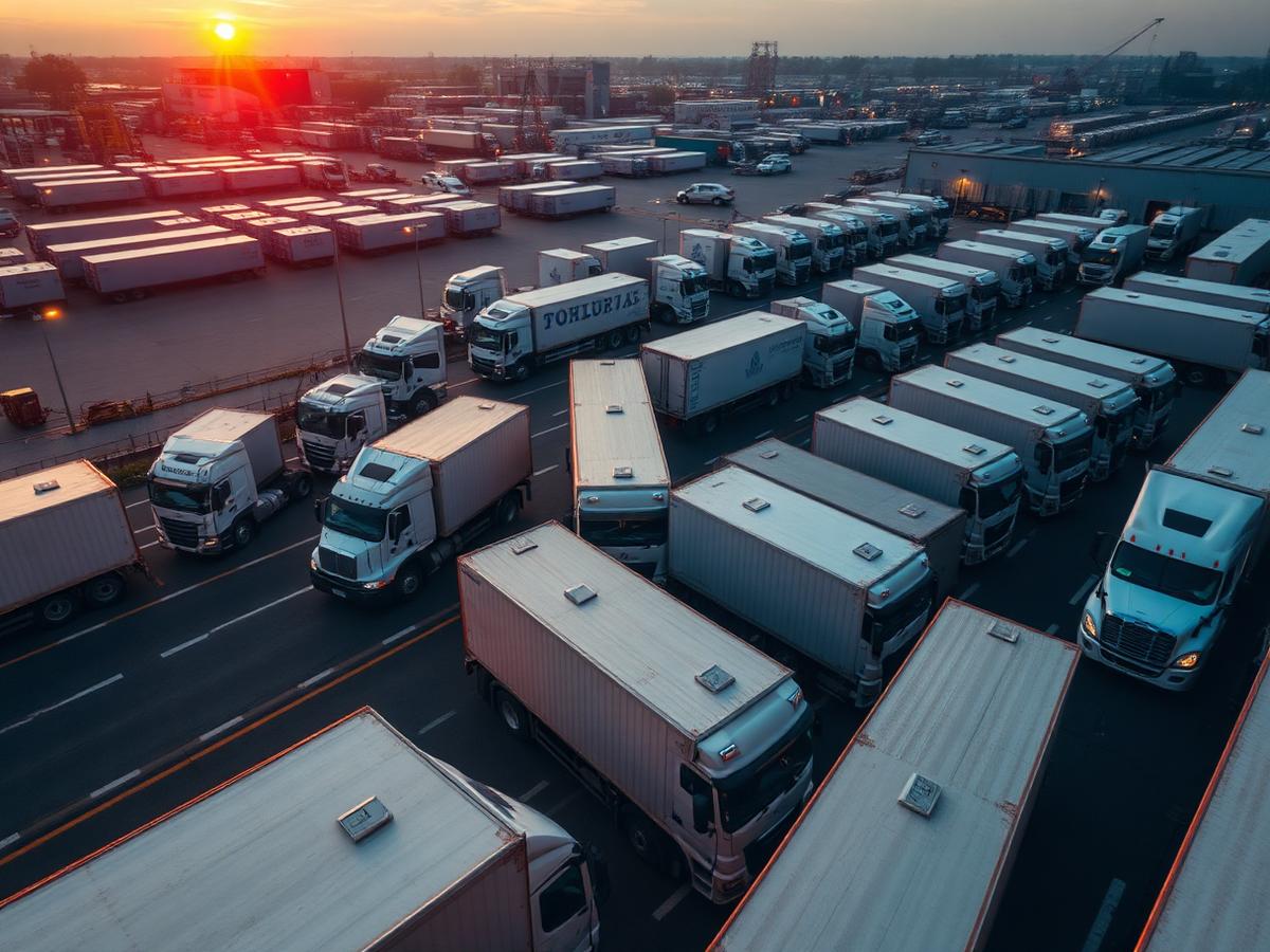Flotte de véhicules et logistique de transport