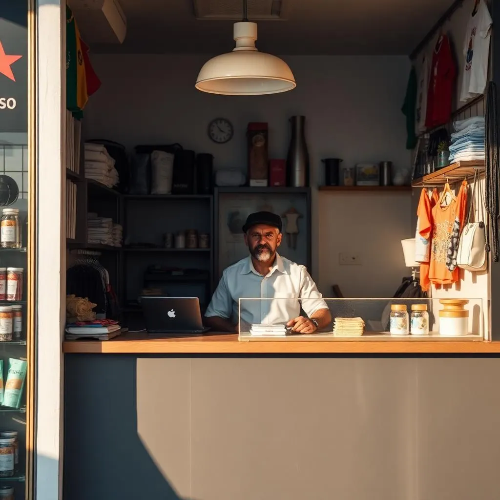 Petit commerce local en Tunisie