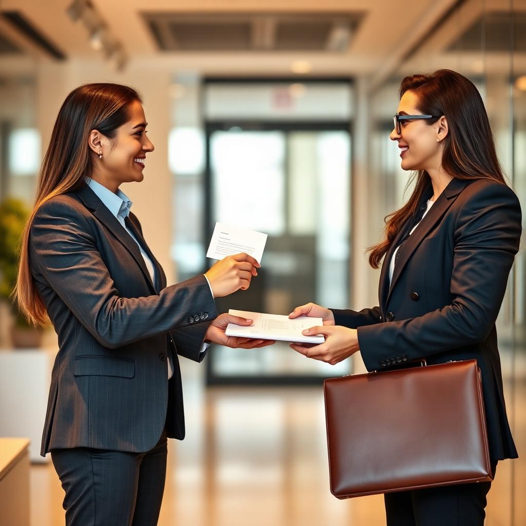 Remise d’un premier document commercial entre professionnels